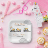 Wolken Baby im Bau Babydusche Pappteller (Party)