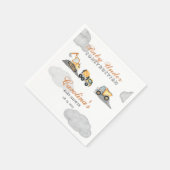 Wolken Baby im Bau Babydusche Serviette (Ecke)