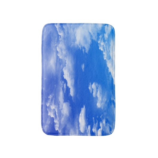 Wolken Badematte (Vorderseite Vertikal)