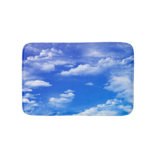 Wolken Badematte