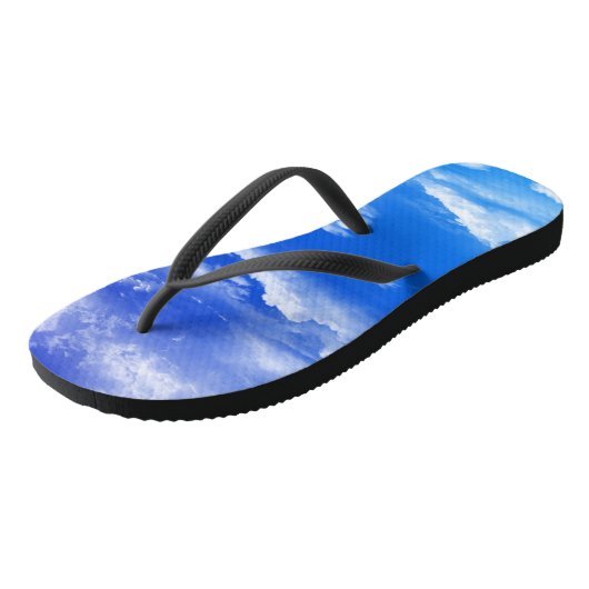 Wolken Badesandalen (Schrägansicht)
