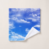 Wolken Badhandtuch Set (Waschlappen)