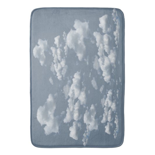 Wolken Bath Mat Badematte (Vorderseite Vertikal)