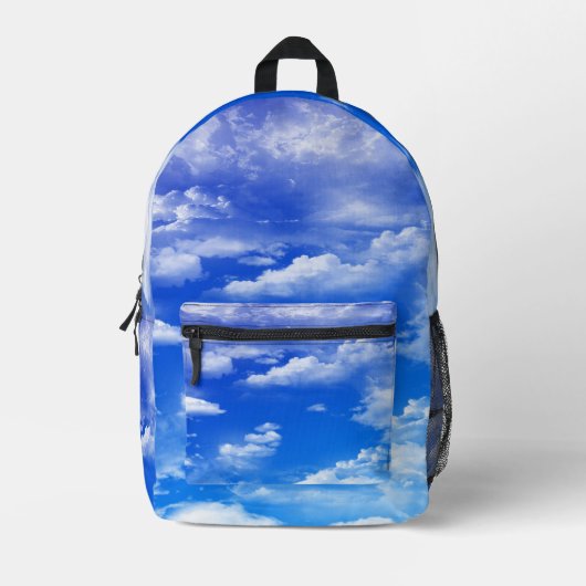Wolken Bedruckter Rucksack (Vorderseite)