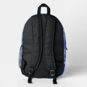 Wolken Bedruckter Rucksack (Rückseite)