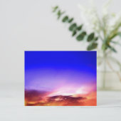 Wolken bei Sonnenuntergang Postkarte (Stehend Vorderseite)