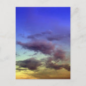 Wolken bei Sunset Postkarten (Vorderseite)