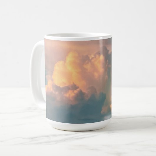 Wolken bei Sunset Specialty Tasse (Vorderseite Links)