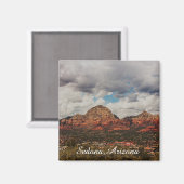 Wolken beim Einrollen in Sedona Magnet (Vorderseite/Rückseite)