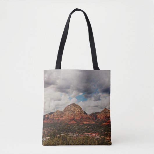 Wolken beim Einrollen in Sedona Tasche (Vorderseite)