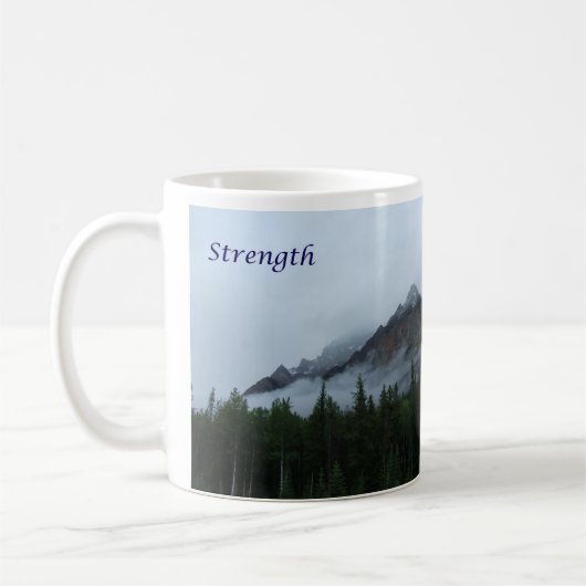 Wolken-Berg - Stärke Kaffeetasse (Links)