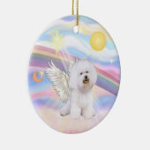 Wolken - Bichon Frise Angel Keramik Ornament (Rechts)