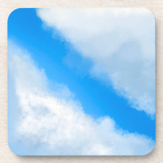 Wolken - Blau Getränkeuntersetzer