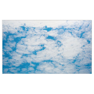 Wolken-blauer Himmel Stoff