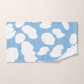 Wolken Blauer Himmel Wolken Badhandtuch Set (Handtuch)