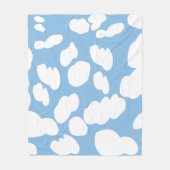 Wolken Blauer Himmel Wolken Fleecedecke (Vorderseite)