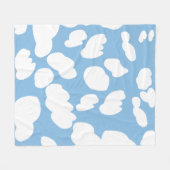Wolken Blauer Himmel Wolken Fleecedecke (Vorderseite (Horizontal))