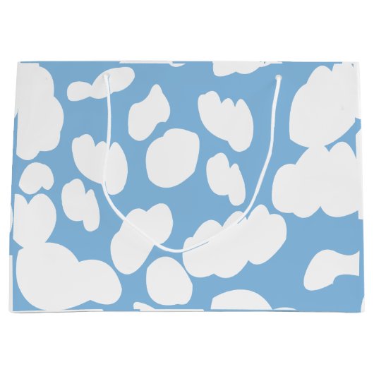 Wolken Blauer Himmel Wolken Große Geschenktüte (Vorderseite)