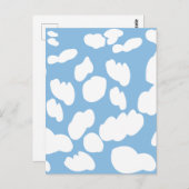 Wolken Blauer Himmel Wolken Postkarte (Vorne/Hinten)