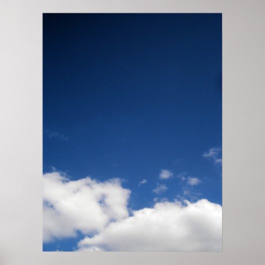 Wolken & Blue Sky Plers Prints Poster (Vorne)