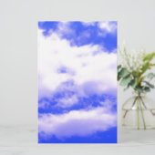 Wolken Briefpapier (Stehend Vorderseite)