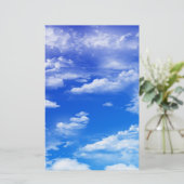 Wolken Briefpapier (Stehend Vorderseite)