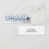 Wolken | Camera Lens Icon Mini Visitenkarte (Vorne/Hinten)