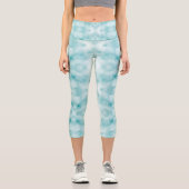 Wolken Capri Leggings (Vorderseite)