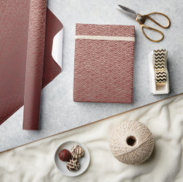 Wolken | Cranberry Ombre Geschenkpapier