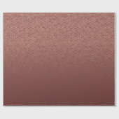 Wolken | Cranberry Ombre Geschenkpapier (Flach)