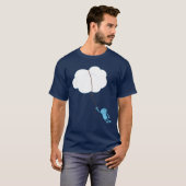 Wolken-Datenverarbeitung (wenn Roboter träumen) T-Shirt (Vorne ganz)