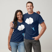 Wolken-Datenverarbeitung (wenn Roboter träumen) T-Shirt (Unisex)