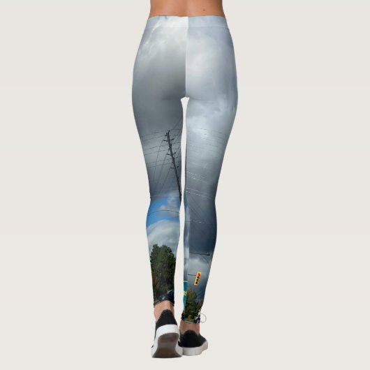 Wolken der Day Series von AskStudio Leggings (Rückseite)