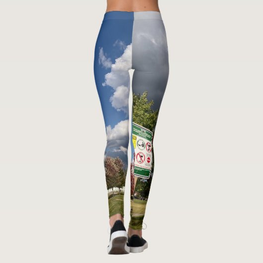 Wolken der Day Series von AskStudio Leggings (Rückseite)