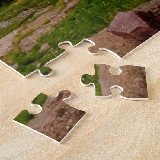 Wolken, die durch Berge fegen Puzzle (Seite)