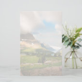 Wolken, die durch die Berge wühlen Briefpapier (Stehend Vorderseite)