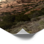 Wolken, die sich über die Berge von New Mexico bew Poster (Ecke)