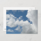 Wolken, die Sie mit Ihrem Text anpassen können Postkarte (Vorne/Hinten)