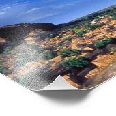 Wolken, die über den Himmel fegen Fotodruck (Ecke)