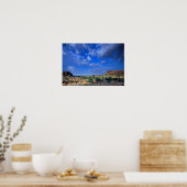 Wolken, die über den Himmel fegen Poster (Küche)