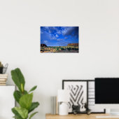 Wolken, die über den Himmel fegen Poster (Heimbüro)