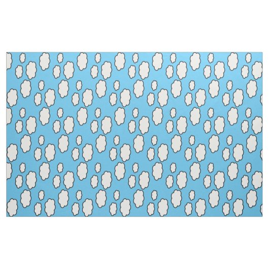 Wolken-Druck-Gewebe Stoff (Fat Quarter (45,7 x 55,9 cm))