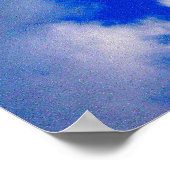 Wolken drucken poster (Ecke)