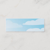 Wolken - dünn mini visitenkarte (Rückseite)
