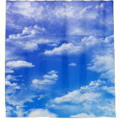 Wolken Duschvorhang (Vorderseite)