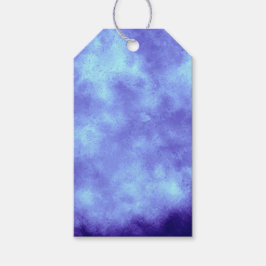 Wolken-Effekt – Blaue Geschenkanhänger 