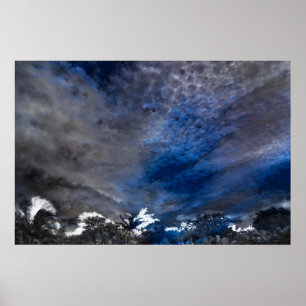 Wolken-Eindrucks-Plakat Poster