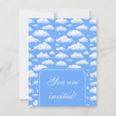 Wolken Einladung (Vorderseite)