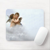 Wolken-Engel Mousepad (Mit Mouse)