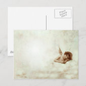 WOLKEN-ENGEL POSTKARTE (Vorne/Hinten)